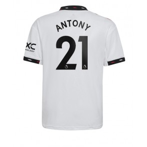 Manchester United Antony #21 Bortatröja 2022-23 Kortärmad